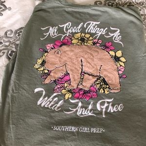 Southern Girl Prep long sleeved tee
